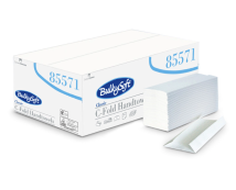 Hand Towels, C-Fold, Bulkysoft, 2 Ply White