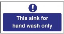 Sign, Hand Wash Only