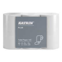 Katrin 87709 Plus Toilet Roll 143 Sheet,3ply White.  Was Katrin 53896 (56 Rolls)