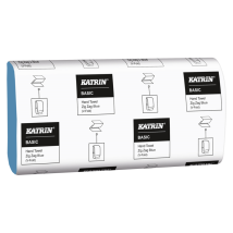 Katrin 362200 Basic Hand Towel Zig Zag,1 Ply Blue