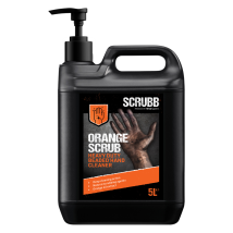 Scrubb H23 Orange Scrub Heavy Duty,Beaded Hand Cleaner 5L Pump
