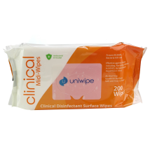 Uniwipe Clinical Sanitising Wipes,200 Wipes