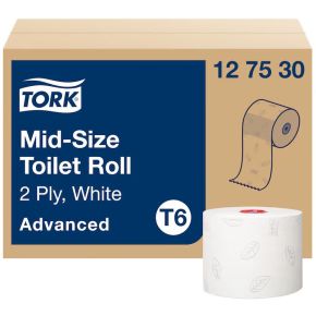 Tork Advance Compact Auto Shift Tissue,Paper 2 ply 100m