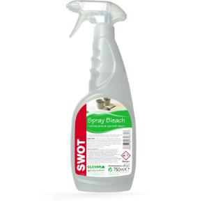 Clover 256 Swot Foaming Spray & Wipe with,Bleach