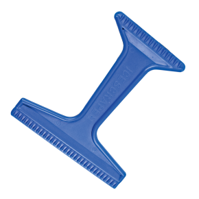 JanSan Plastic Ice Scraper Blue