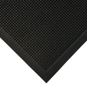 Coba Fingertip Rubber Outdoor Mat Black,100cm 39"