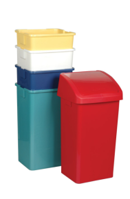 Bin, Swing Top, 50L, White