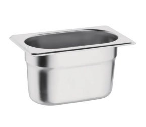 Gastronorm Pan, Stainless Steel 1/9 100mm