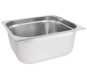 Gastronorm Pans, Stainless Steel 2/3 150mm Non Perforated
