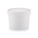 Double Poly Paper Food Container Combo 8oz Heavy Duty
