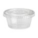 Plastic Souffle Portion Cups & Lids Clear Combo 5.5oz 163ml