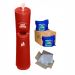 Freestanding Wet Wipe Dispenser Ready To Wipe Pack Kit Red