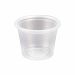 Plastic Souffle Portion Cups Translucent 1oz 30ml