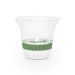 Vegware Green Stripe Clear Squat Cup 96 Series 9oz 265ml