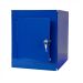 Jolly Janitor Trolley Lockable Storage Box Blue