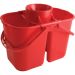 Double Mop Bucket & Wringer 14 Litre Red