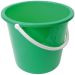 Round Plastic Bucket 10 Litre Green
