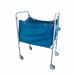 JanSan Mobile Hamper Trolley & 10 Laundry Bags Blue
