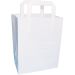 Kraft SOS Paper White Carrier Bags Large