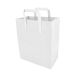 Kraft SOS Paper White Carrier Bags Medium